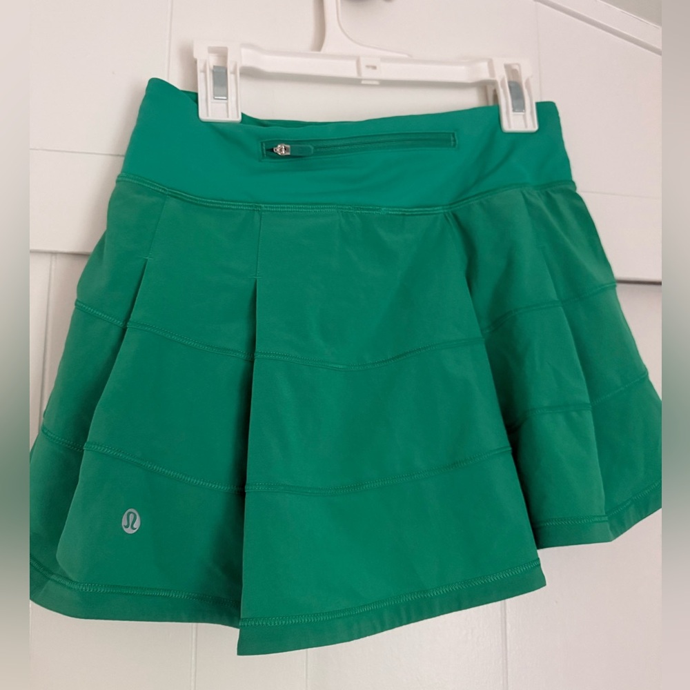 Lululemon Pace Rival Green Skirt